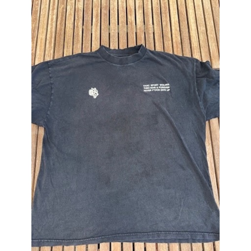 Darc Sport Wolves Final Drop T-Shirt Limited #550/1000 Black Men's Size L